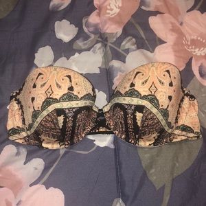 Printed VS Bikini bandeau top